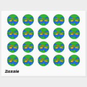 Rond Sticker Guam (Feuille)