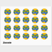 Rond Sticker Guam (Feuille)