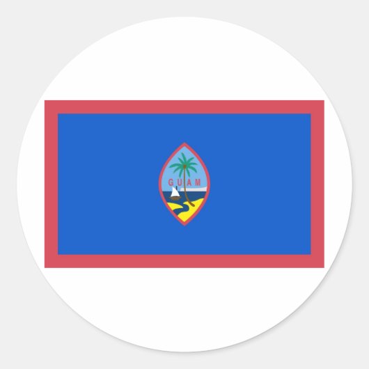 Rond Sticker Guam (Devant)