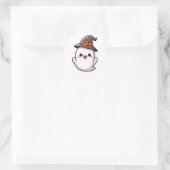 Rond Sticker Halloween Baby Ghost (Sac)