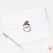 Rond Sticker Halloween Baby Ghost (Enveloppe)