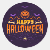 Rond Sticker Halloween éffrayant - Festive Party (Devant)