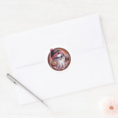 Rond Sticker Halloween Ghost (Enveloppe)