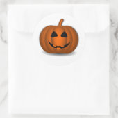 Rond Sticker Halloween Jack o' Lantern (Sac)
