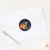 Rond Sticker "Halloween Night" (Enveloppe)