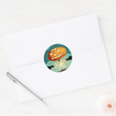 Rond Sticker Halloween vintage (Enveloppe)