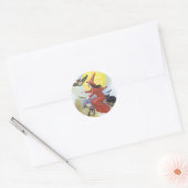 Rond Sticker Halloween vintage (Enveloppe)