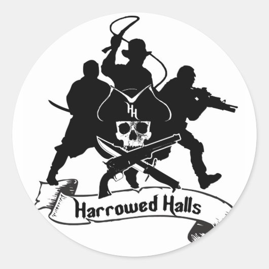 Rond Sticker Halls Harrosée (Devant)
