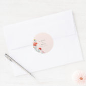Rond Sticker Harmony Floral (Enveloppe)