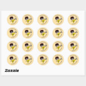 Rond Sticker haute cible (Feuille)