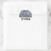 Rond sticker Havana Cuba Graffitti (Sac)