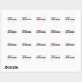 Rond Sticker Havanais (I Love) (Feuille)