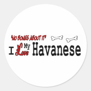Rond Sticker Havanais (I Love)