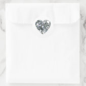 Rond Sticker Heart Diamond (Sac)