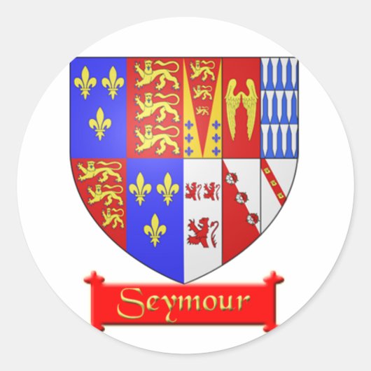 Rond Sticker héraldique Seymour (Devant)