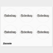 Rond Sticker Hindenburg (Feuille)