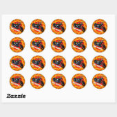 Rond Sticker Hog Heaven (Feuille)