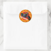 Rond Sticker Hog Heaven (Sac)