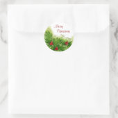 Rond Sticker Holly Berries (Sac)