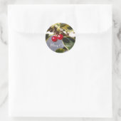 Rond Sticker Holly & Berry Round (Sac)