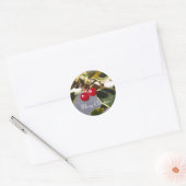 Rond Sticker Holly & Berry Round (Enveloppe)
