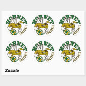 Rond Sticker Hornet Football Round (Feuille)
