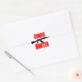 Rond Sticker Hunter Zombie (Enveloppe)