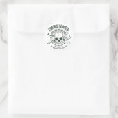 Rond Sticker Hunter Zombie (Sac)