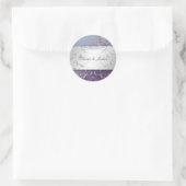 Rond Sticker Hydrangea Divin 311-Argent (Sac)