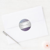 Rond Sticker Hydrangea Divin 311-Argent (Enveloppe)