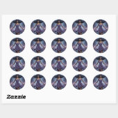 Rond Sticker Imaginaire (Feuille)