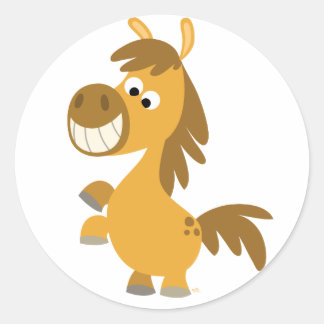 Rond Sticker impétueux pour pénis de dessin animé