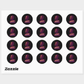 Rond Sticker Indépendance Et Liberté (Feuille)