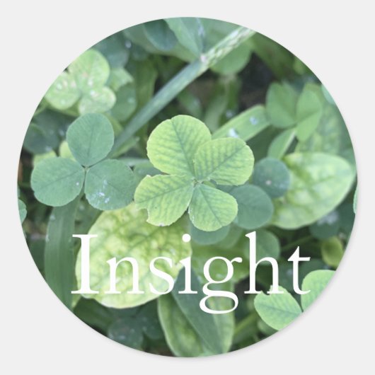 Rond Sticker 'Insight (Devant)