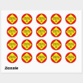 Rond Sticker Inspecteur Scinkhole (Feuille)