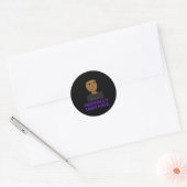 Rond Sticker instable mental (Enveloppe)