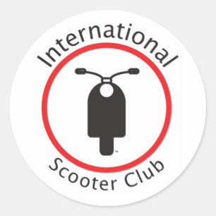 Rond Sticker International Scooter Club