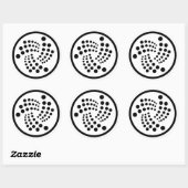 Rond Sticker IOTA (Feuille)