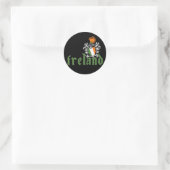 Rond Sticker Irlande Shield (Sac)