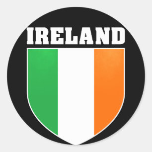 Rond Sticker Irlande Shield