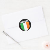 Rond Sticker Irlande Shield (Enveloppe)