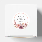 Rond Sticker islamique floral Nikkah