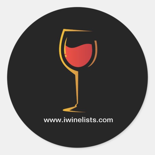 Rond Sticker iWineLists 2 (Devant)