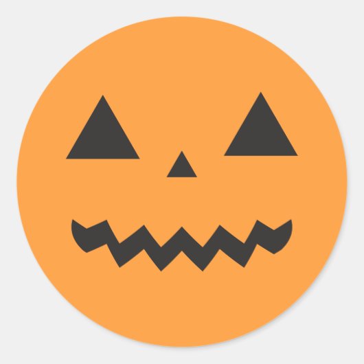 Rond Sticker Jack O'Lantern (Devant)