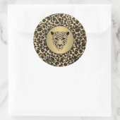 Rond Sticker Jaguar revêtu de diamants (Sac)