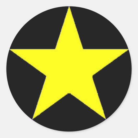 Rond Sticker Jammer Star Jaune (Devant)