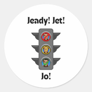 Rond Sticker Jayce Stoplight