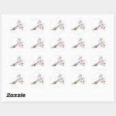 Rond Sticker jazz (Feuille)