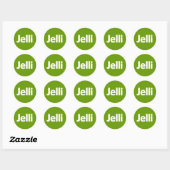 Rond Sticker Jelli - Vert (Feuille)