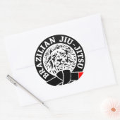 Rond Sticker Jiu-Jitsu Brésilien (Round) (Enveloppe)